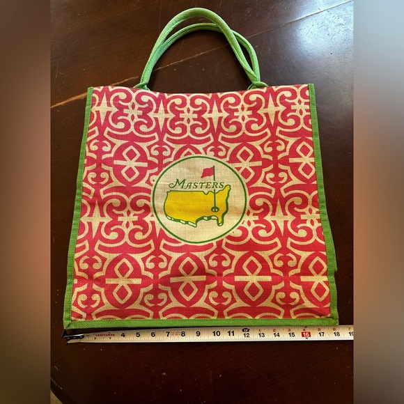 NEW 2017 MASTERS Golf JUTE BAG (18.25" x 18.5")  from AUGUSTA NATIONAL - Picture 3 of 5